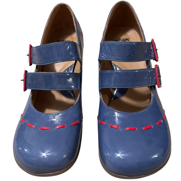 John Fluevog OPERETTAS CAVALIERI DOUBLE STRAP MARY JANE SZ 10.5  Made - Picture 4 of 13